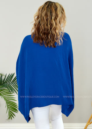 Something About You Top - Royal Blue - LAST ONE FINAL SALE