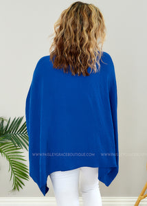 Something About You Top - Royal Blue - FINAL SALE