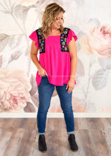 Load image into Gallery viewer, Awaited Love Embroidered Top - FINAL SALE CLEARANCE
