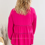 Grand Scheme of Things Top - Fuchsia* LAST ONES FINAL SALE *