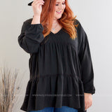 Grand Scheme of Things Top - Black - LAST ONES FINAL SALE