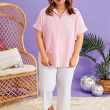 Pretty Flirty Top - Pink - LAST ONES FINAL SALE