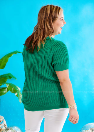 Made To Wow Sweater - Green* FINAL SALE *