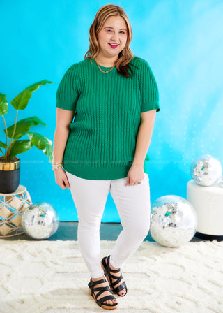 Made To Wow Sweater - Green* FINAL SALE *