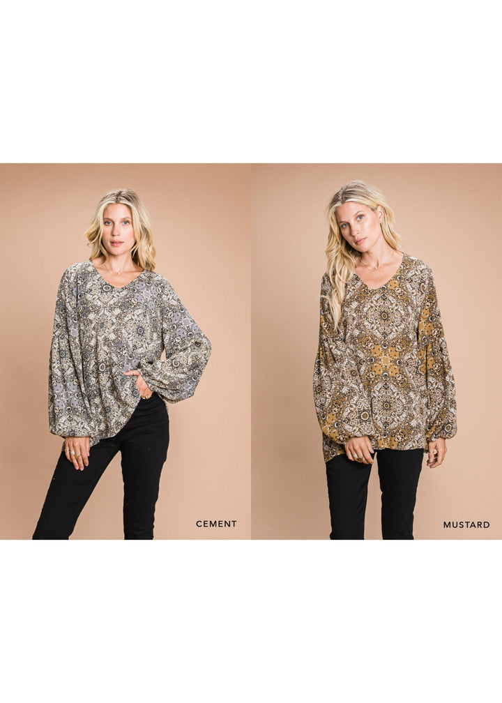 Susie Top - 2 Colors  - FINAL SALE