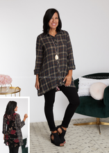 Load image into Gallery viewer, Raquel Plaid Top - LAST ONES FINAL SALE
