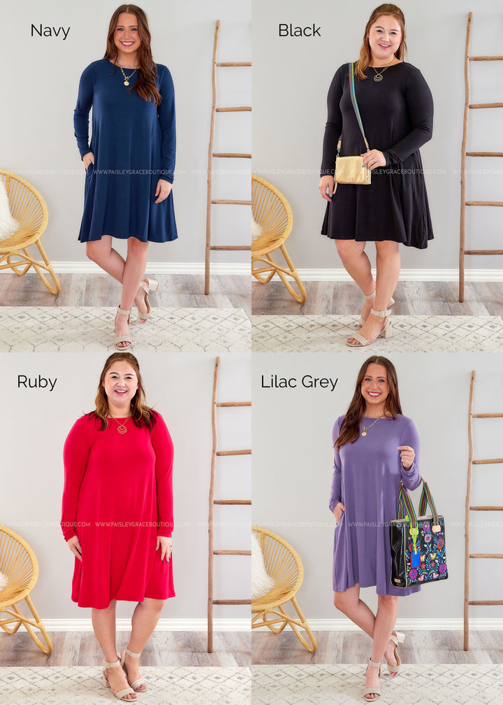 Addison Dress - 4 Colors - FINAL SALE