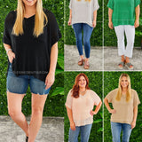 Mellie Top - 5 Colors. - LAST ONES FINAL SALE