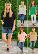 Load image into Gallery viewer, Mellie Top - 5 Colors. - FINAL SALE
