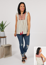 Load image into Gallery viewer, Hello Morocco Embroidered Top - FINAL SALE
