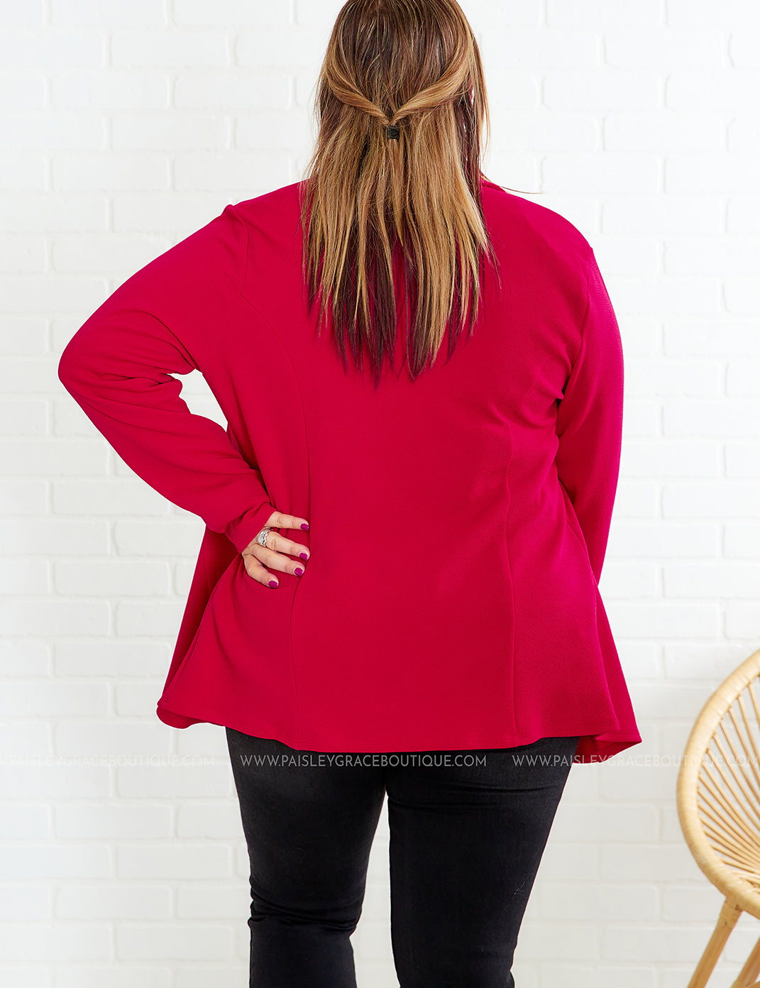 Call Me Maybe Blazer - Red* LAST ONES FINAL SALE *