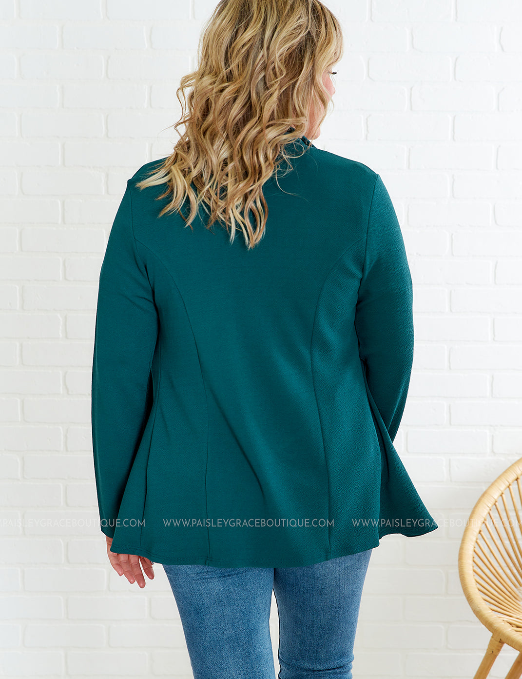 Call Me Maybe Blazer - Teal* LAST ONES FINAL SALE *