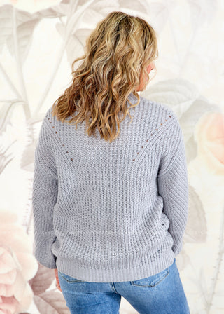Joanna Sweater - Grey - LAST ONES FINAL SALE
