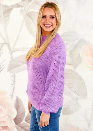 Joanna Sweater - Orchid - FINAL SALE