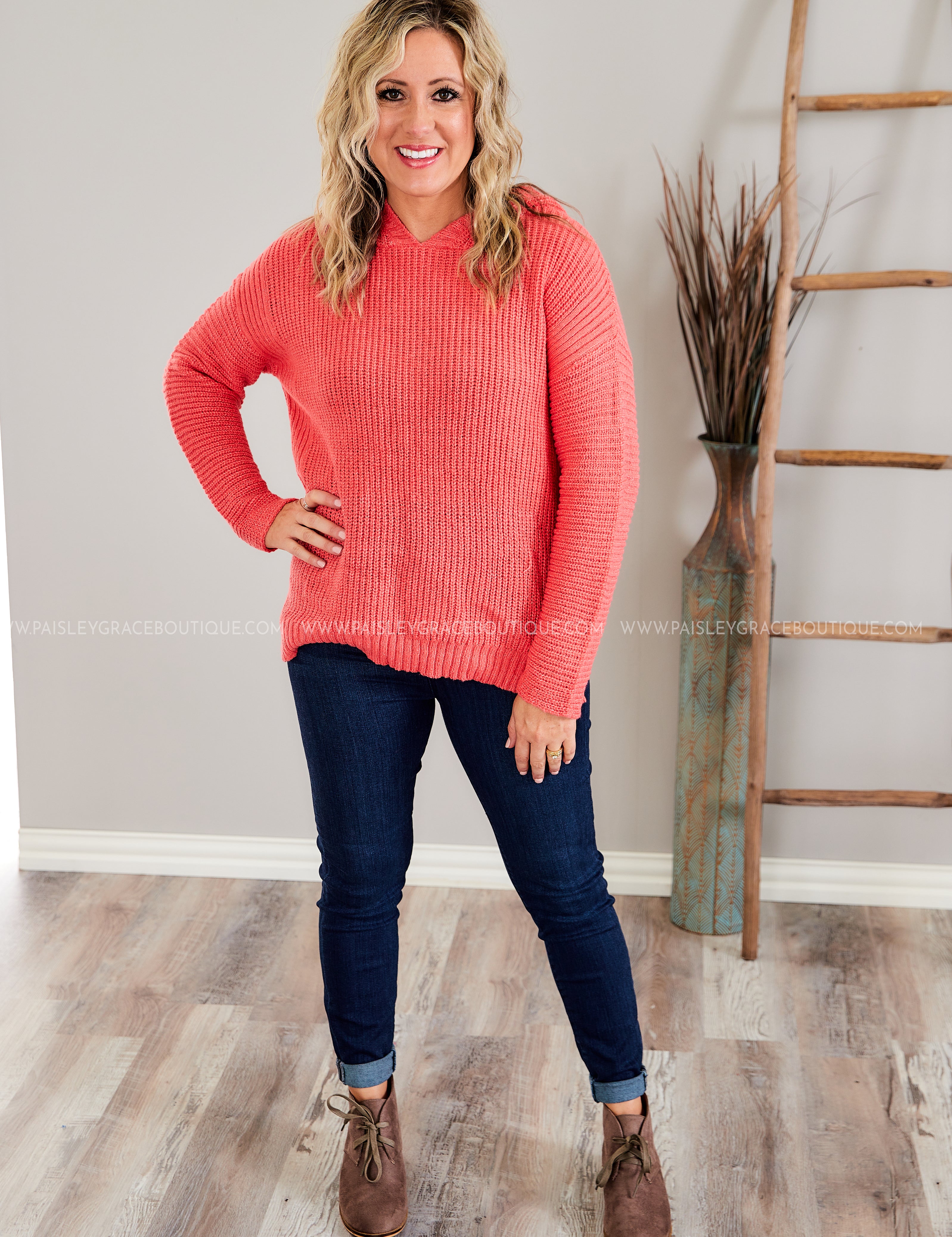 Sense of Wonder Hooded Sweater - 2 Colors - LAST ONES FINAL SALE