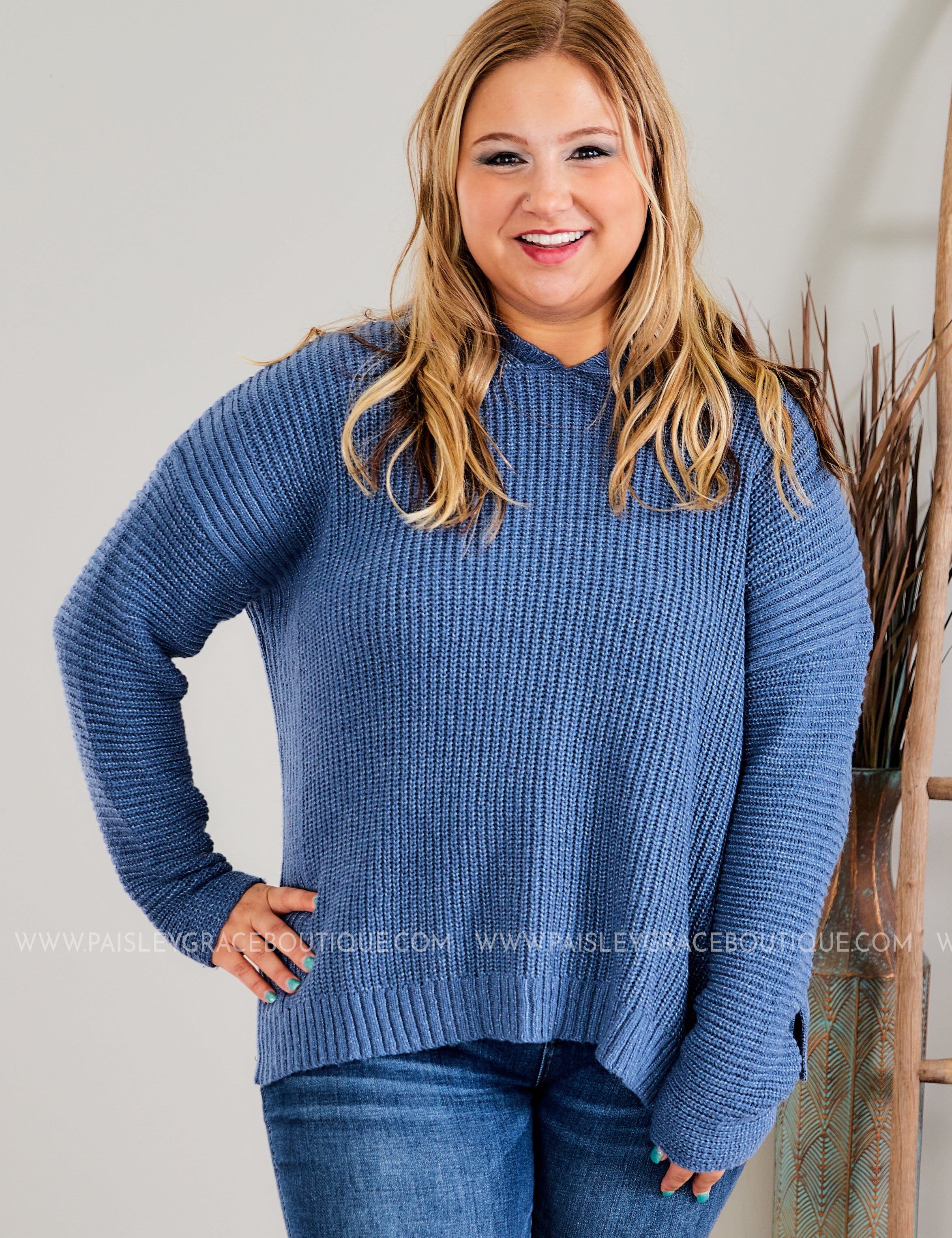 Sense of Wonder Hooded Sweater - 2 Colors - LAST ONES FINAL SALE