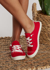 Comfy Red Sneakers - FINAL SALE