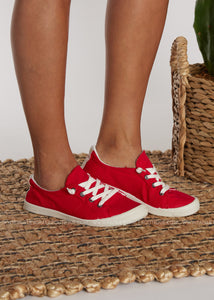 Comfy Red Sneakers - FINAL SALE