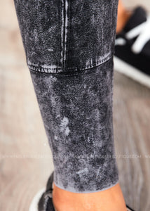 Rachel Leggings - Charcoal  - FINAL SALE