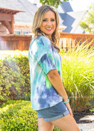 Color Burst Top  - FINAL SALE