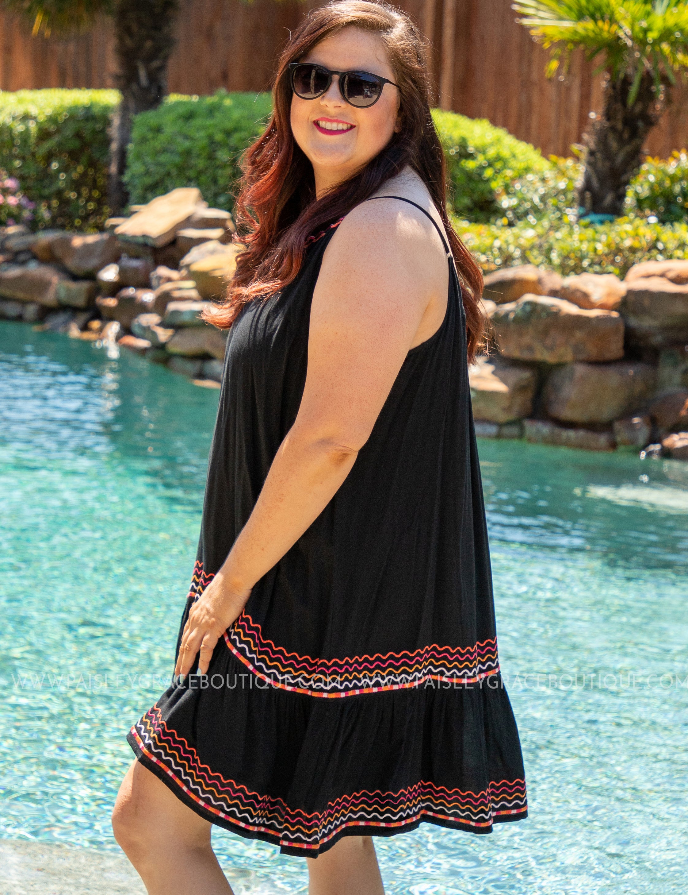 Sunset Dreamer Embroidered Dress* FINAL SALE *