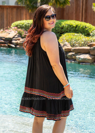 Sunset Dreamer Embroidered Dress* FINAL SALE *