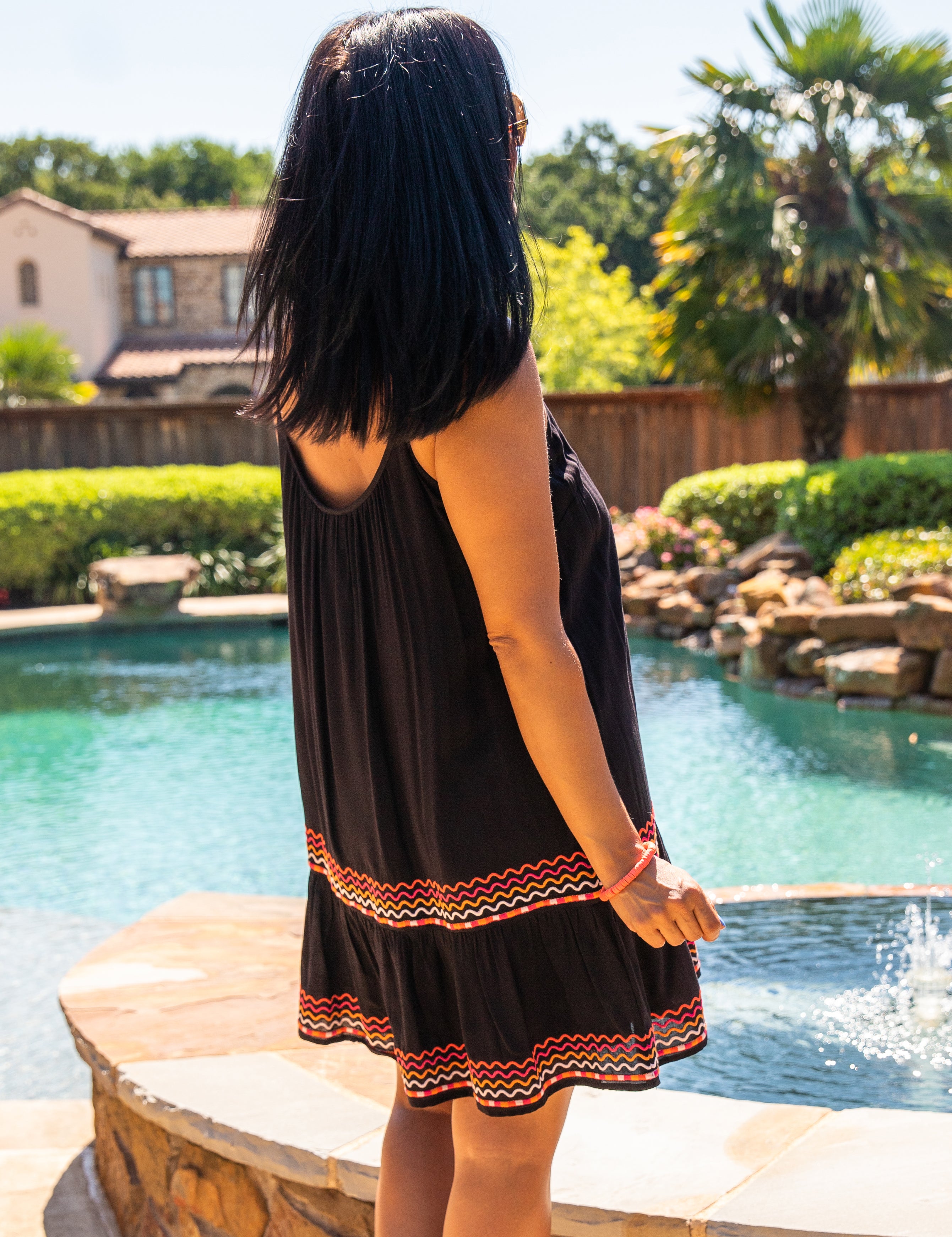 Sunset Dreamer Embroidered Dress* FINAL SALE *