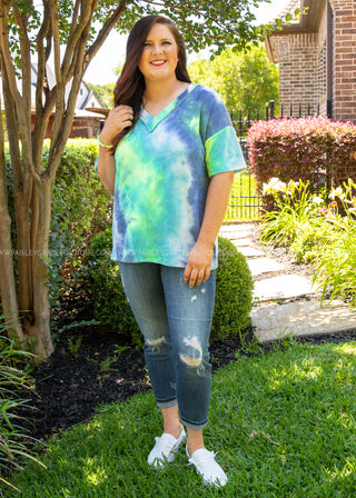 Color Burst Top  - FINAL SALE