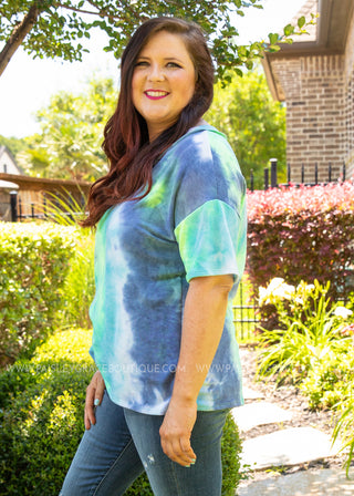 Color Burst Top  - FINAL SALE