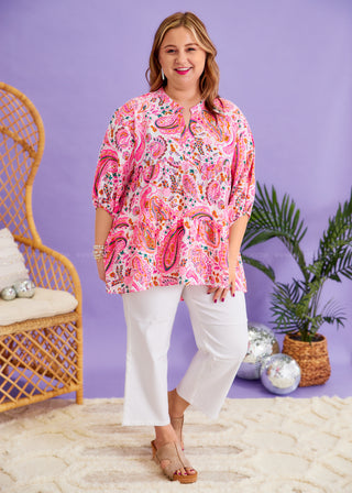 Striking Sight Top - Pink Mix - FINAL SALE