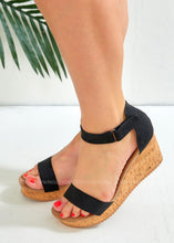 Load image into Gallery viewer, Kaya Wedge - Black By Chinese Laundry  - FINAL SALE
