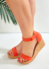 Load image into Gallery viewer, Kaya Wedge - Orange By Chinese Laundry  - FINAL SALE

