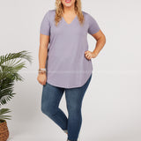 Keep It Simple Top- LAVENDER* LAST ONES FINAL SALE *