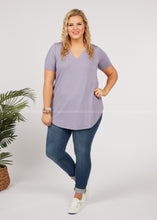 Load image into Gallery viewer, Keep It Simple Top- LAVENDER - FINAL SALE
