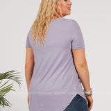 Keep It Simple Top- LAVENDER* LAST ONES FINAL SALE *