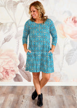 Load image into Gallery viewer, Afternoon Tea Dress - Blue - FINAL SALE CLEARANCE

