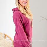 Keep it Casual-TOP-BURGUNDY* LAST ONES FINAL SALE *