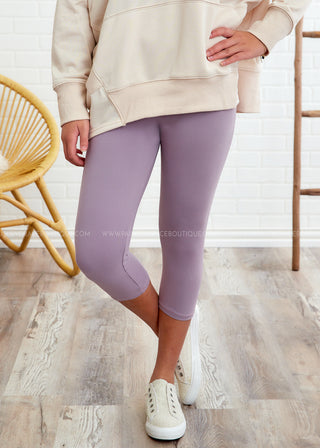 Avani Legging - Dusty Lilac (REG) - FINAL SALE