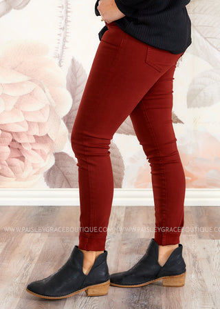 Gia Glider Skinny by Liverpool - Deep Henna - FINAL SALE