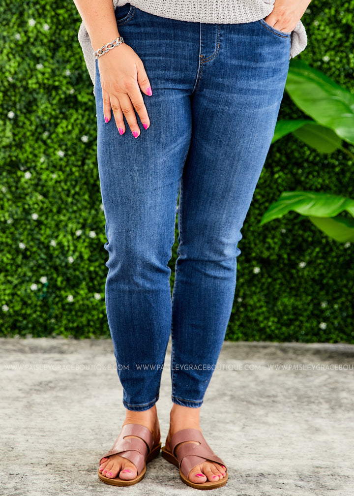 Gia Glider Ankle Skinny Jeans by Liverpool - CHARLESTON - FINAL SALE