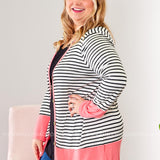 Karma Cardigan -CORAL* LAST ONES FINAL SALE *