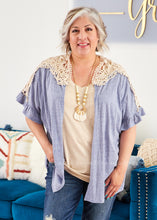 Load image into Gallery viewer, All That You Are Cardigan - Denim  - FINAL SALE
