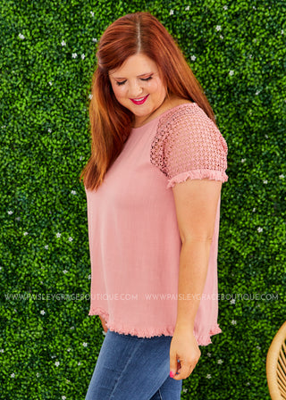 Marlena Top - ROSE - LAST ONE FINAL SALE