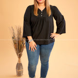 Maddox Top - Black - LAST ONES FINAL SALE