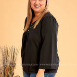 Maddox Top - Black - LAST ONES FINAL SALE