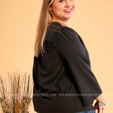 Maddox Top - Black - LAST ONES FINAL SALE