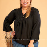 Maddox Top - Black - LAST ONES FINAL SALE