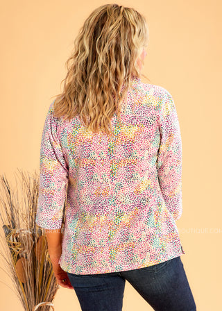 Reid Top - Confetti  - FINAL SALE