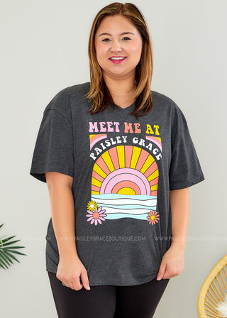 Meet Me At Paisley Grace Tee - FINAL SALE