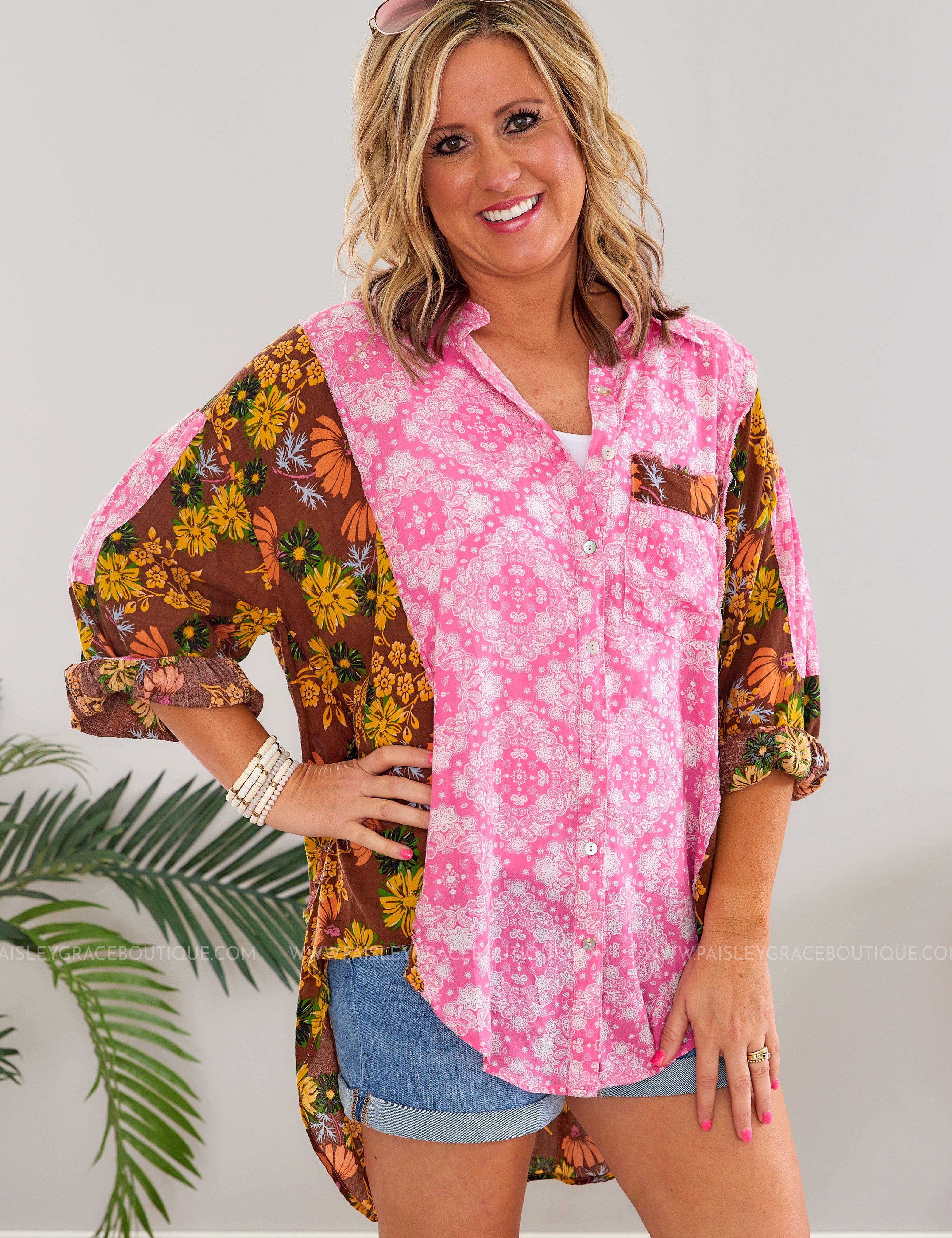 Sweet Disposition Top - PINK - LAST ONES FINAL SALE